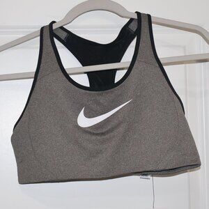 Nike Dri-FIT Shape 2.0 High Impact Women's H Gray Non Padded Sports Bra Large